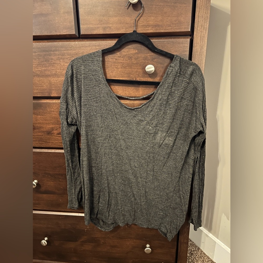 Open back blouse